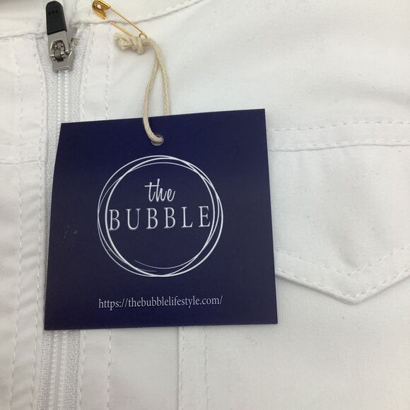 The Bubble Womens Hogan Safari Dress White Size Medium NWT‎ - Picture 6 of 10